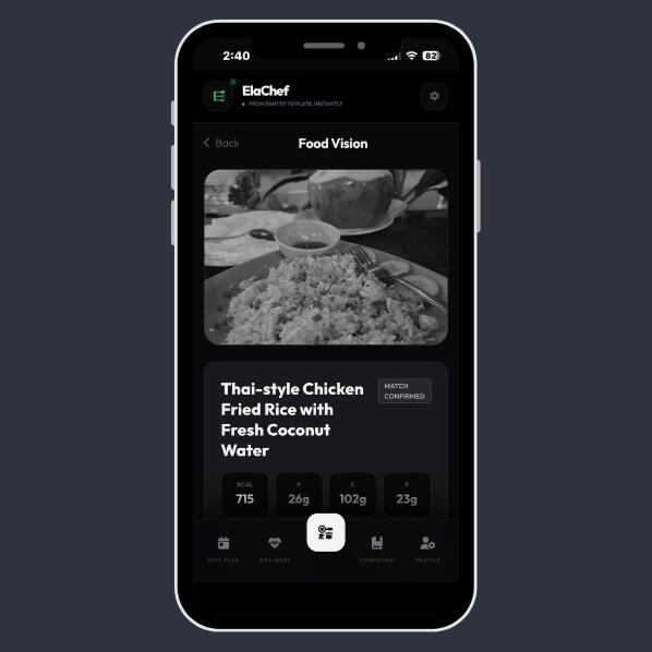 AI Food Recognition & Macro Breakdown